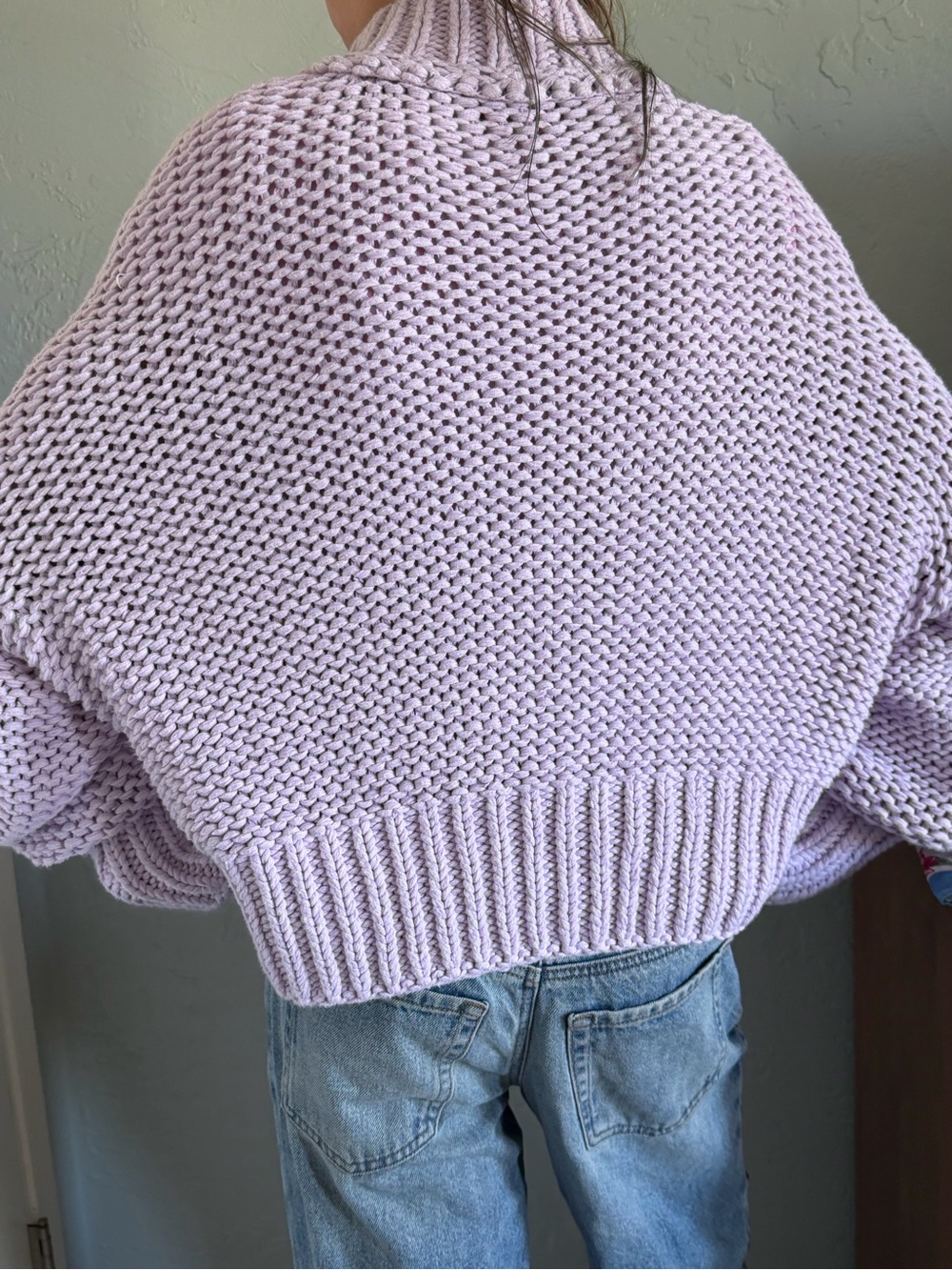 Free people Chunky Lilac Turtleneck Sweater - Women - Picture 3 of 4